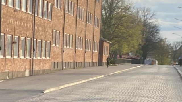 Skottlossning på Klostergatan i Eskilstuna. Foto: Isabelle Eriksson