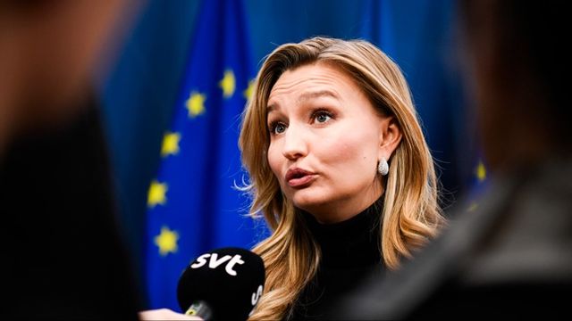 Vilka som besökt Ebba Buschs departement är inte en allmän handling. Foto: Viktoria Bank/TT