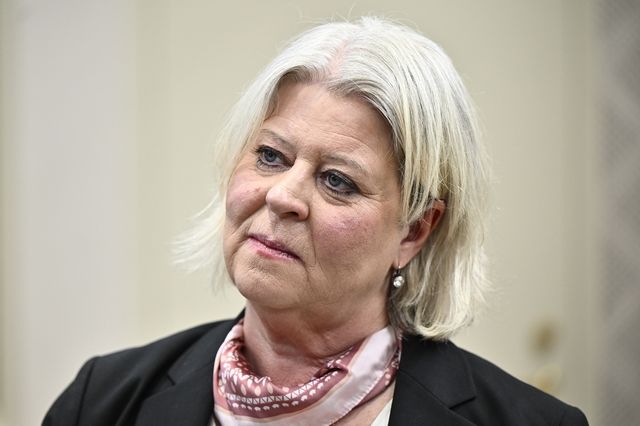 Socialtjänstminister Camilla Waltersson Grönwall (M). Arkivbild. Foto: Christine Olsson/TT