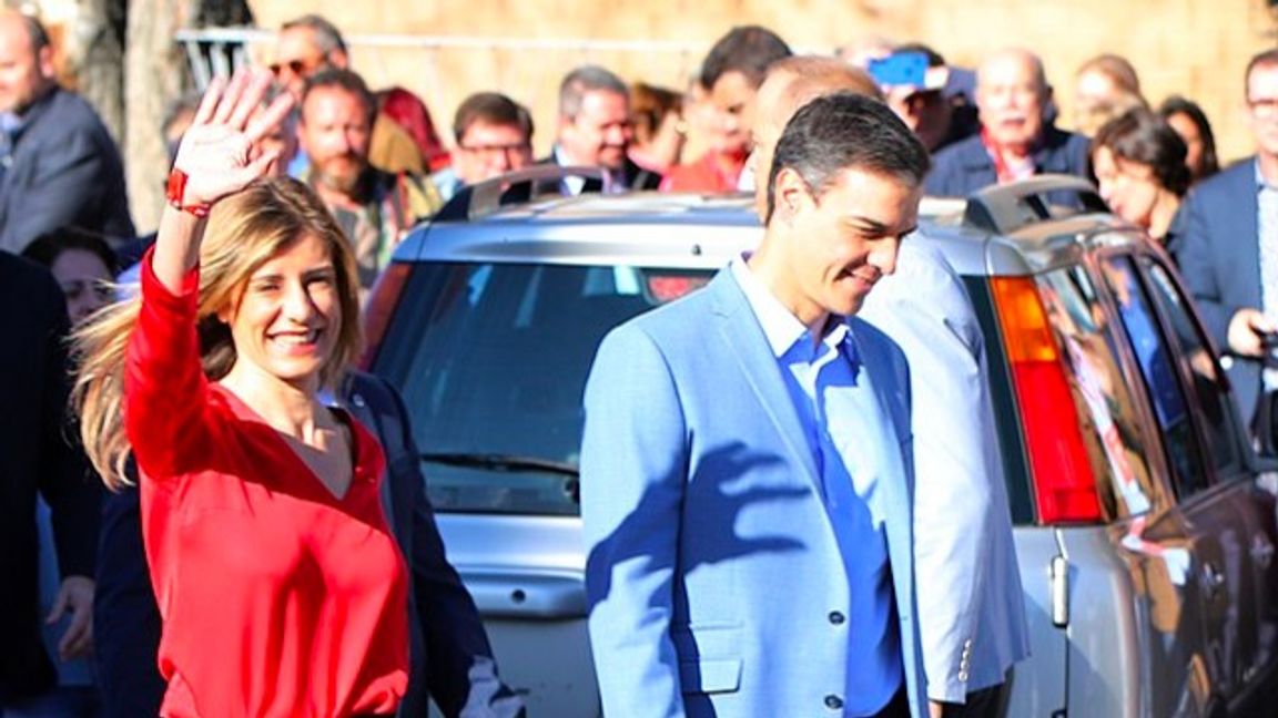 Spaniens premiärminister Pedro Sánchez och hans fru Begoña Gómez. Foto: Thomas Holbach/CC BY-SA 4.0