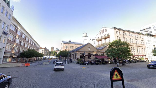 Esplanaden i Sundbyberg där svensexan startade på lördagsförmiddagen. Foto: Google Maps