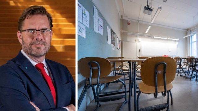 Jörgen Fogelklou, gruppledare för Sverigedemokraterna i Göteborg. Foto: Sverigedemokraterna/Stina Stjernkvist/TT.