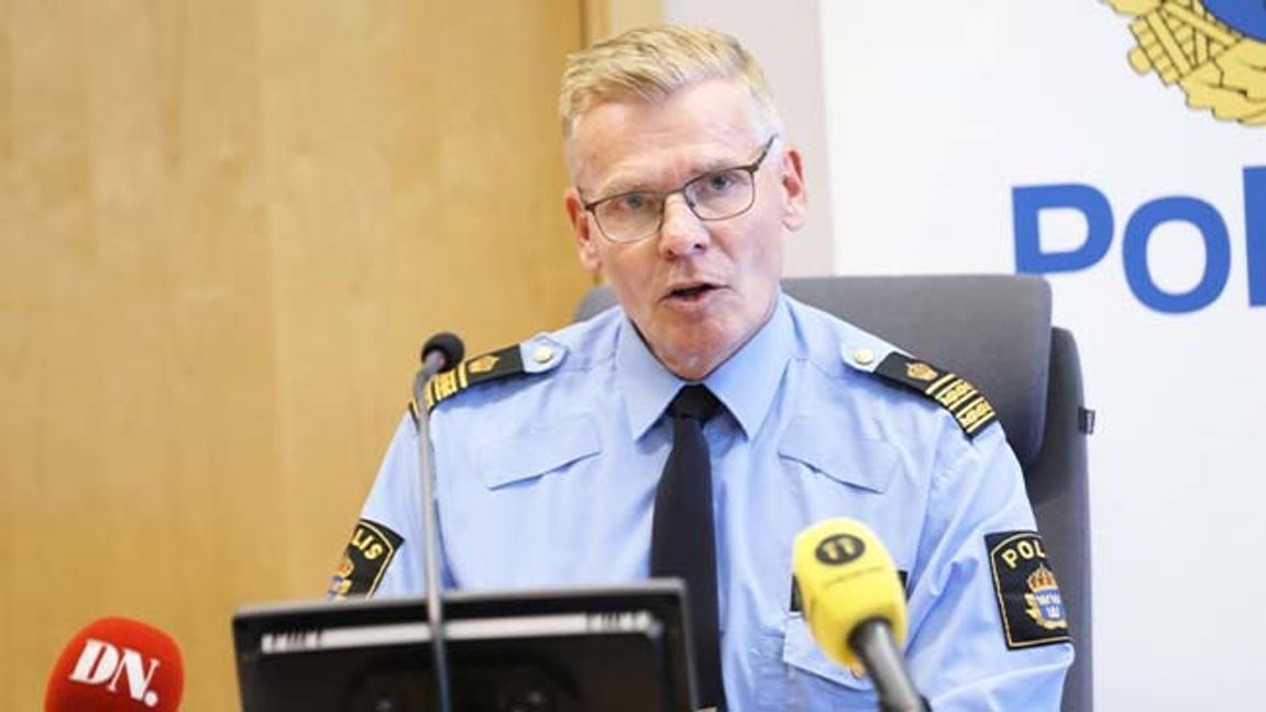 Jan Staaf, kriminalkommissarie vid grova brott-gruppen i Linköping. Foto: Stefan Jerrevång/TT