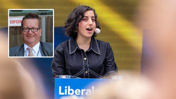 Stig-Björn Ljunggren och Simona Mohamsson under Almedalsveckan 2025. Foto: Poltikerveckan Almedalen - 37/CC BY-SA 2.0/Bene Rio/CC BY-SA 4.0