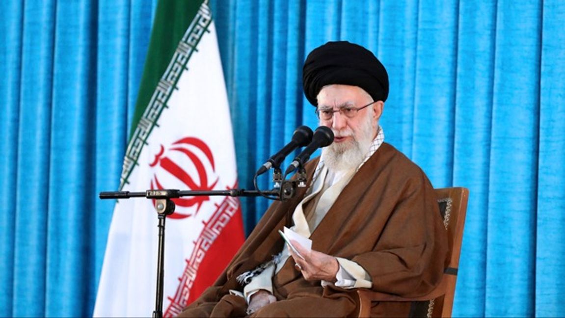 Irans högste ledare, ayatolla Ali Khamenei. Foto: TT/AP