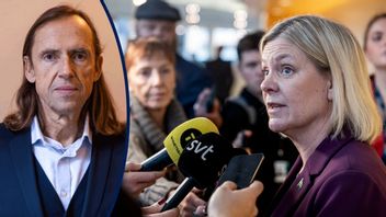 Magdalena Andersson (S) vill ta äran för allt, tar inte ansvar för något. Foto: Christine Olsson/TT
