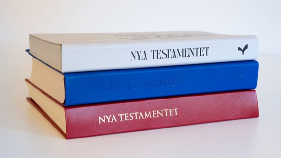 NT 2026, Svenska bibelsällskapets nya översättning av Nya testamentet, lanserades den 24 september. Foto: Olof Brandt, Bibelsällskapet.
