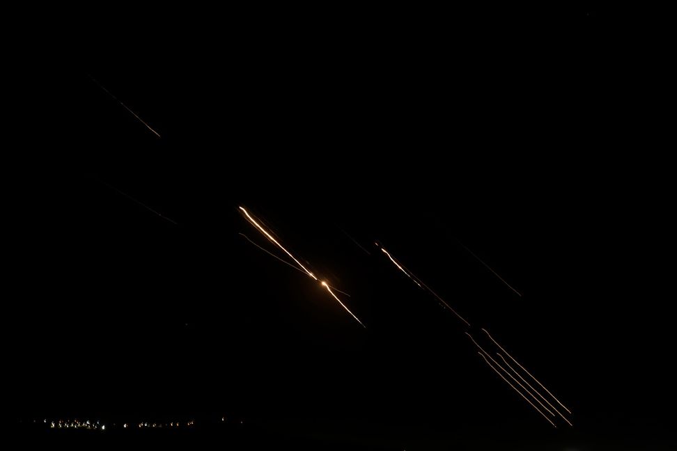 Den 1 oktober avfyrade Iran omkring 200 robotar mot Israel i ett omfattande anfall. Majdi Mohammed/AP/TT