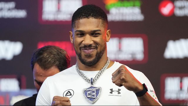 Anthony Joshua inför matchen mot Jake Paul. Arkivbild. Lynne Sladky/AP/TT