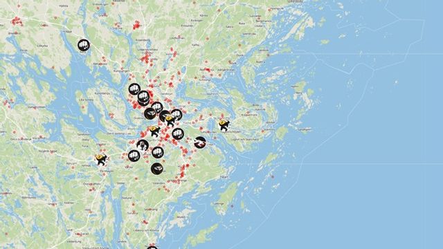 Skärmdump Bulletins Brottskarta