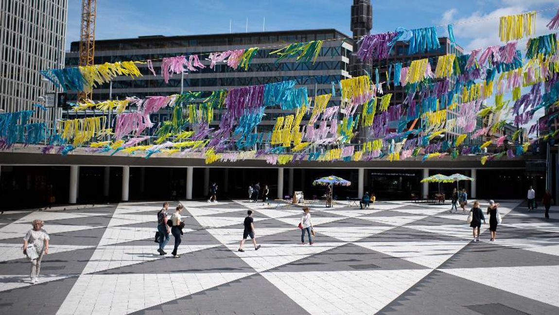 Sergels torg. Arkivbild. Foto: Ali Lorestani/TT.