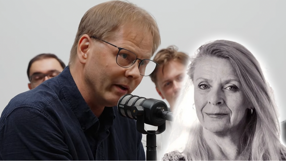 Birgitta Sparf replikerar på Anders Lindbergs nationaldagskrönika. Foto: Privat/Skärmdump via YouTube