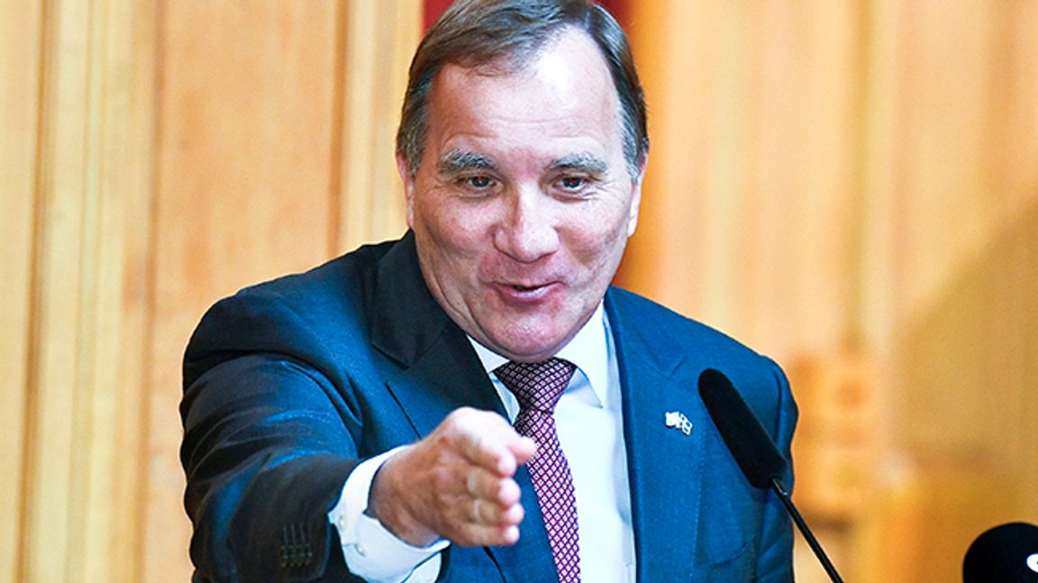 Statsminister Stefan Löfven (S) Foto: Claudio Bresciani/TT