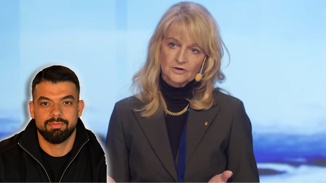 Säpochefen Charlotte von Essen varnar för att Iran använder svenska kriminella nätverk för våldsuppdrag. Exiliranier Amir Nakhaei kräver hårdare tag. Foto: Privat/YouTube