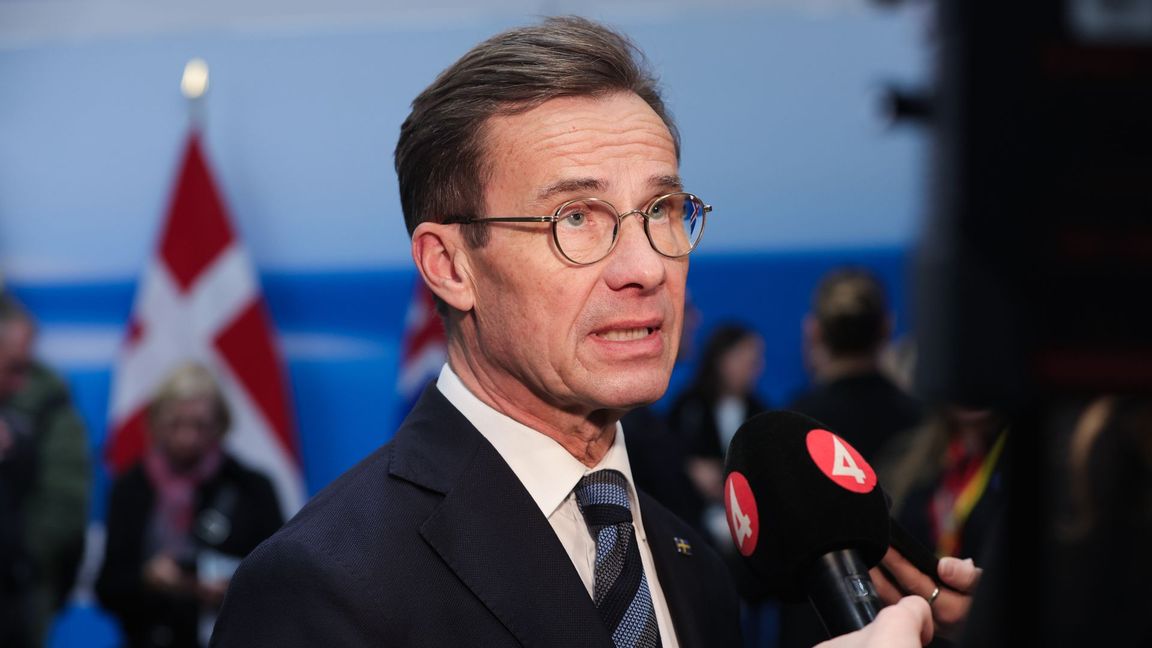 Statsminister Ulf Kristersson (M). Foto: Pär Bäckström/TT