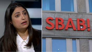 Vänsterpartiledaren Nooshi Dadgostar kräver att regeringen använder SBAB för att pressa bolåneräntorna. Foto: SVT/Wille Öhgren via Wikimedia Commons (CC BY-SA 4.0)