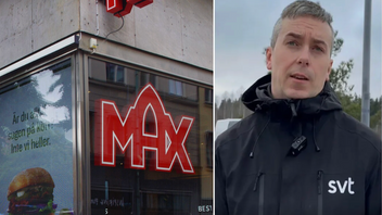 Reportern Rikard Berglin på SVT Nyheter Gävleborg hamnade mitt i en politisk storm efter ett inslag om Max Hamburgare. Foto: Liftarn/Wikimedia Commons/Skärmavbild/SVT (CC BY-SA 4.0)