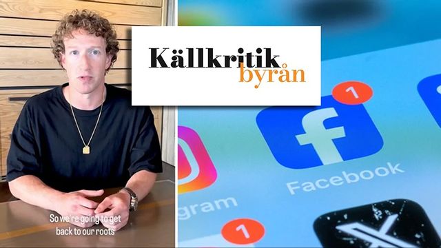 Samarbetet med Meta har varit en del av Källkritikbyråns finansiering. Foto: Facebook/Magnus Lejhall/TT