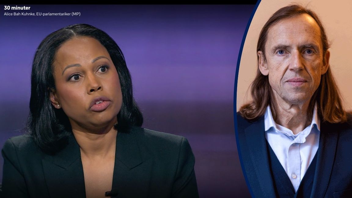 Alice Bah Kuhnke (MP). Foto: Skärmavbild från SVT.