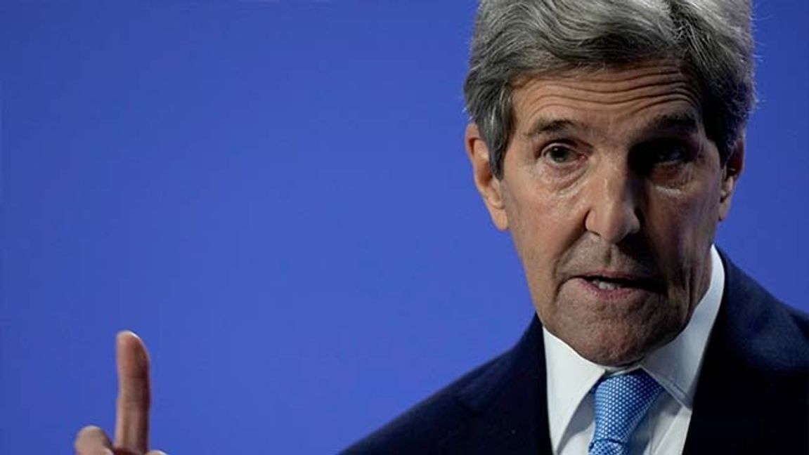 USA:s klimatsändebud John Kerry. Foto: Alastair Grant/AP/TT