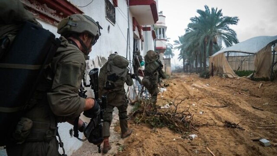 Israeliska armén inne i Gaza. Foto: IDF