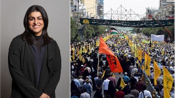 Storbritanniens inrikesminister Shabana Mahmood förbjuder al-Quds-demonstrationen. Foto: Richard Townshend, CC BY 3.0/Nima Najafzadeh, CC BY 4.0/Wikimedia Commons