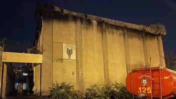 Evin-fängelset i Teheran efter en brand 2022. På måndag träffades fängelsets port av en misstänkt israelisk attack. Foto: AP/TT