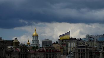 Ukrainas huvudstad Kiev. Foto: Natacha Pisarenko/AP/TT