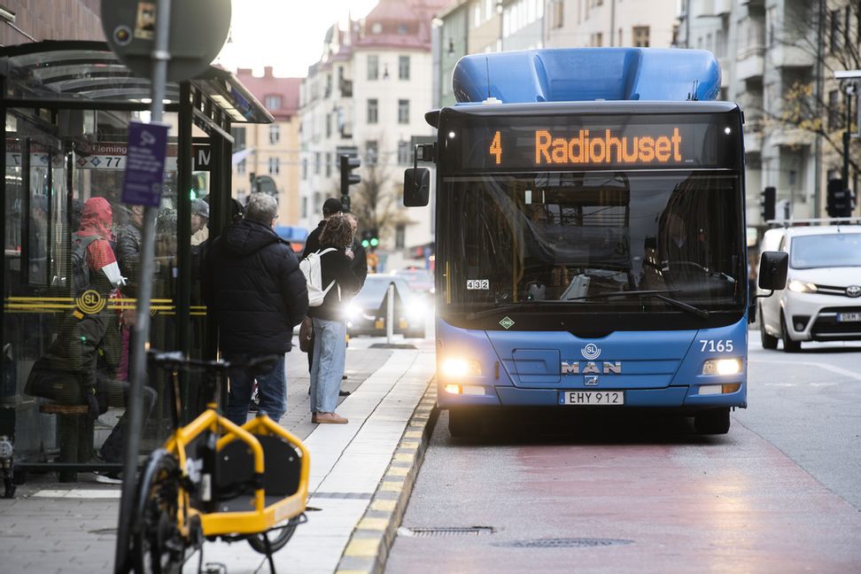 Det är störningar i busstrafiken i hela landet efter ett it-haveri. Arkivbild. Foto: Fredrik Sandberg/TT