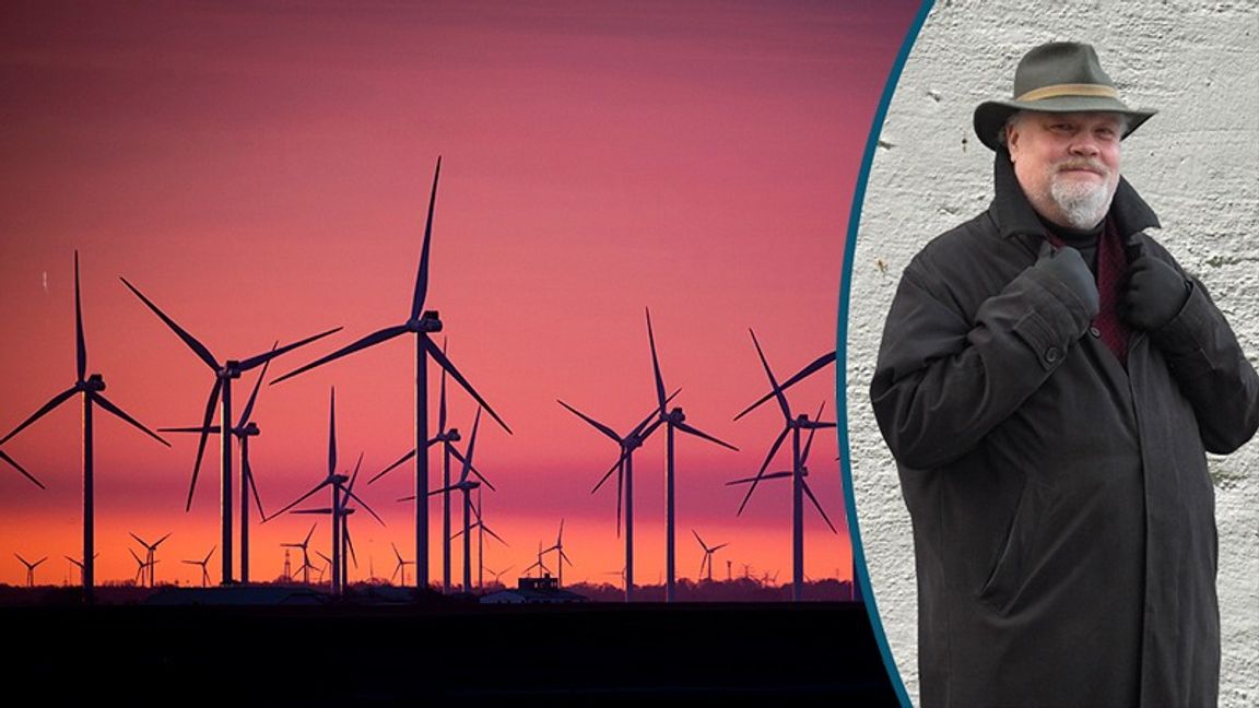 Vi har inget annat val än att bygga ut vindkraften enligt Henrik Alexandersson. Foto: Christian Charisius/AP/TT