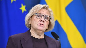 Rikspolischef Petra Lundh ger en uppdaterad lägesbild över antalet gängkriminella i Sverige. Lars Schröder/TT