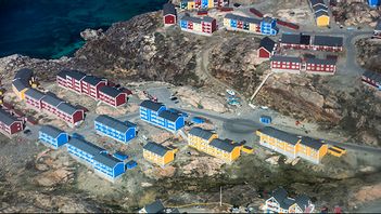 Sisimut, the second largest city on Greenland. Photo: Lars Pehrson/SvD/TT