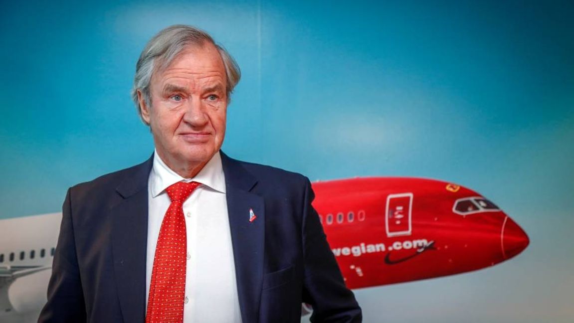 Norwegian Air Shuttles VD Bjørn Kjos. Arkivbild. Foto: Heiko Junge/NTB Scanpix via AP