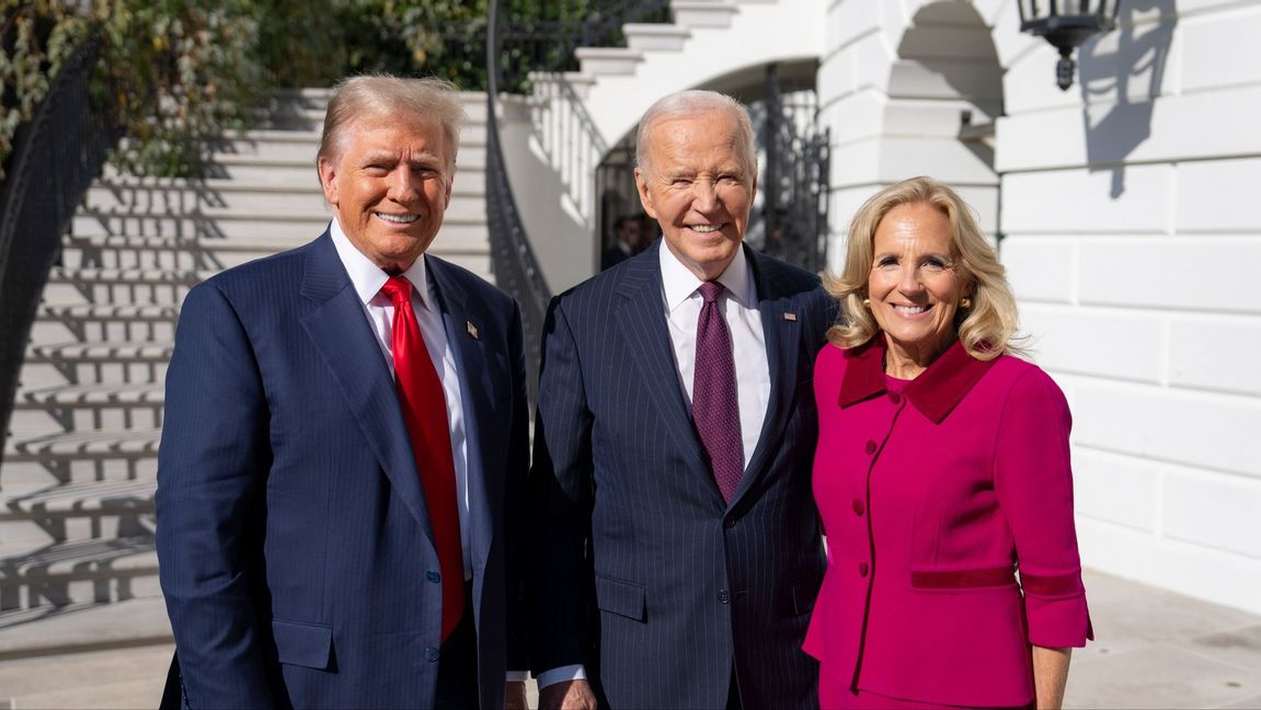 Donald Trump, Joe Biden och Jill Biden. Foto: Public Domain/Wikimedia Commons