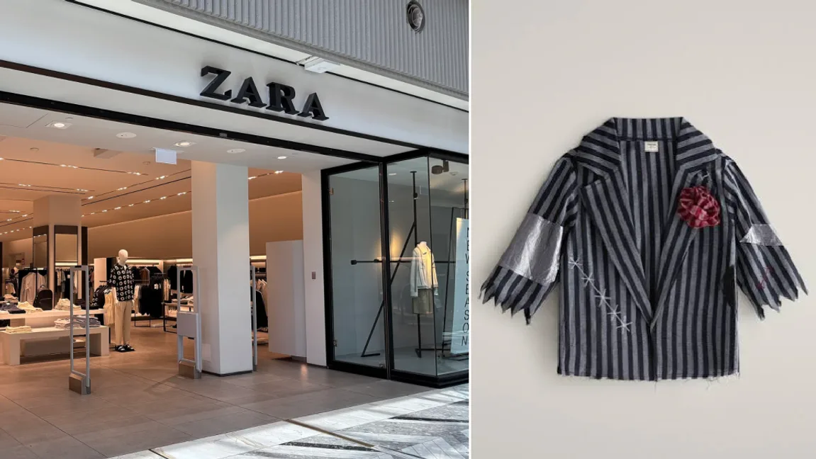 Zaras halloweenkostym för barn har tagits bort från kedjans sajt efter kritiken. Foto: Nick-D, CC BY-SA 4.0, via Wikimedia Commons/Skärmdump, Zara.com