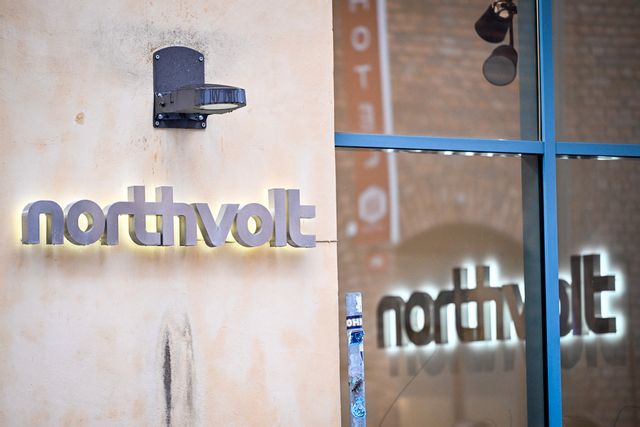 Batteritillverkaren Northvolts huvudkontor i Stockholm. Arkivbild. Henrik Montgomery/TT