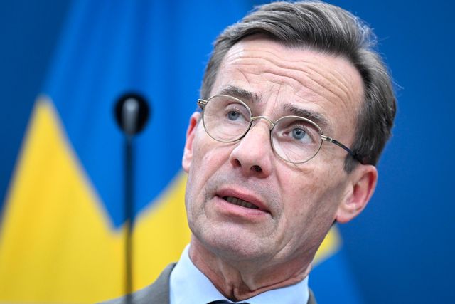 Statsminister Ulf Kristersson. Arkivbild. Foto: Fredrik Sandberg/TT