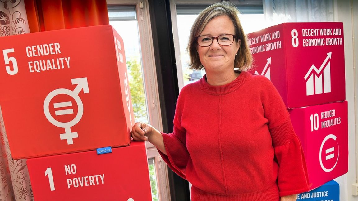 Som en del av en omläggning av biståndspolitiken byts  generaldirektören för Sida ut. Foto: Jonas Ekströmer/TT