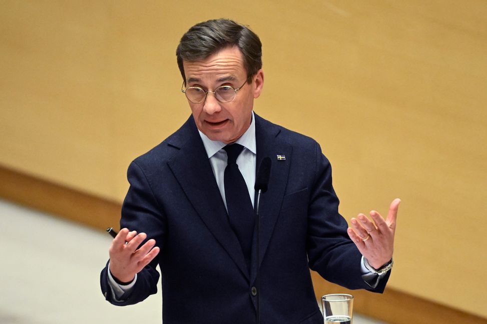 Statsminister Ulf Kristersson. Fredrik Sandberg/TT