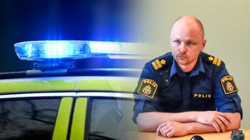 August Knutsson är polisområdeschef i Östersund. Arkivbild. Bilden är ett montage.  Foto: Robert Henriksson/TT Oscar Olsson/TT