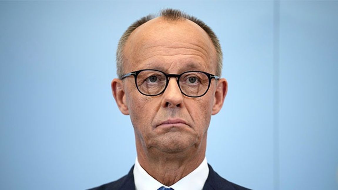 Tysklands förbundskansler Friedrich Merz. Bild: AP Photo/Ebrahim Noroozi