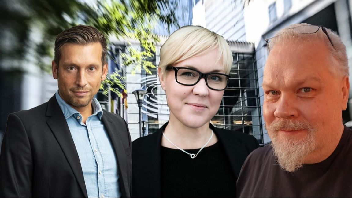 De tre debattörerna Daniel Sonesson, Pia Rundkvist och Henrik Alexandersson