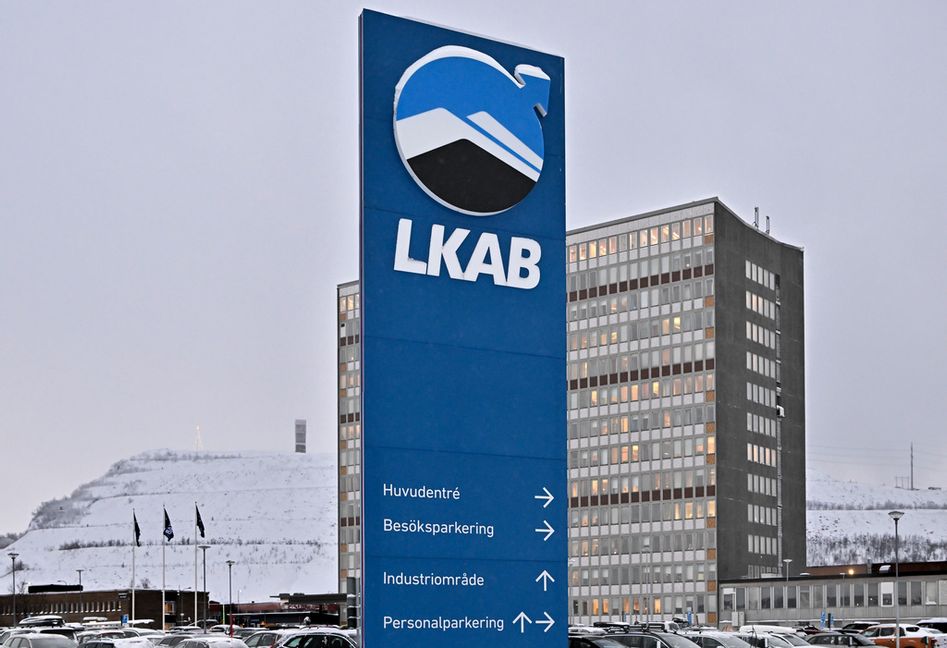 LKAB i Kiruna har utsatts för skadegörelse. Arkivbild. Foto: Jonas Ekströmer/TT