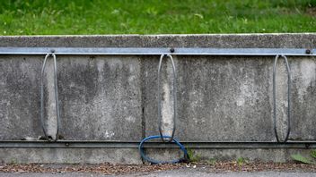 Cykelställ på skolgård. Foto: 	Janerik Henriksson/TT