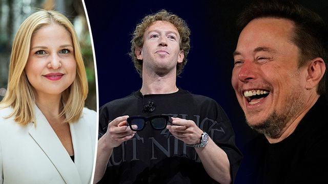 Arba Kokalari sågas för sina inlägg om Zuckerberg och Musk. Foto: Caisa Rasmussen/Godofredo A. Vásquez/Kirsty Wigglesworth/AP/TT