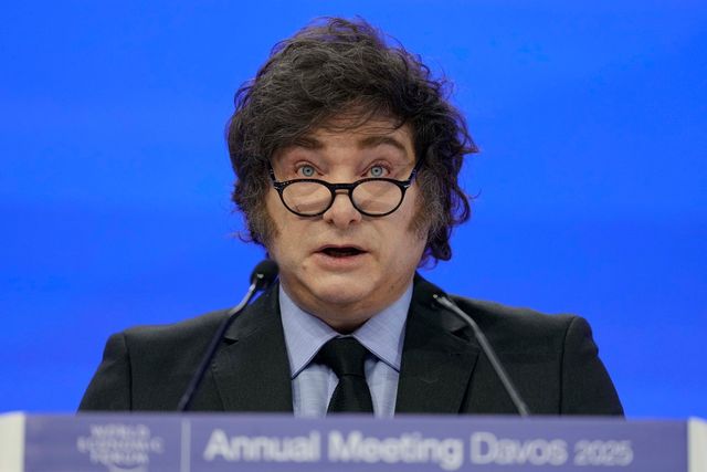 Argentinas president Javier Milei. Arkivbild. Markus Schreiber/AP/TT