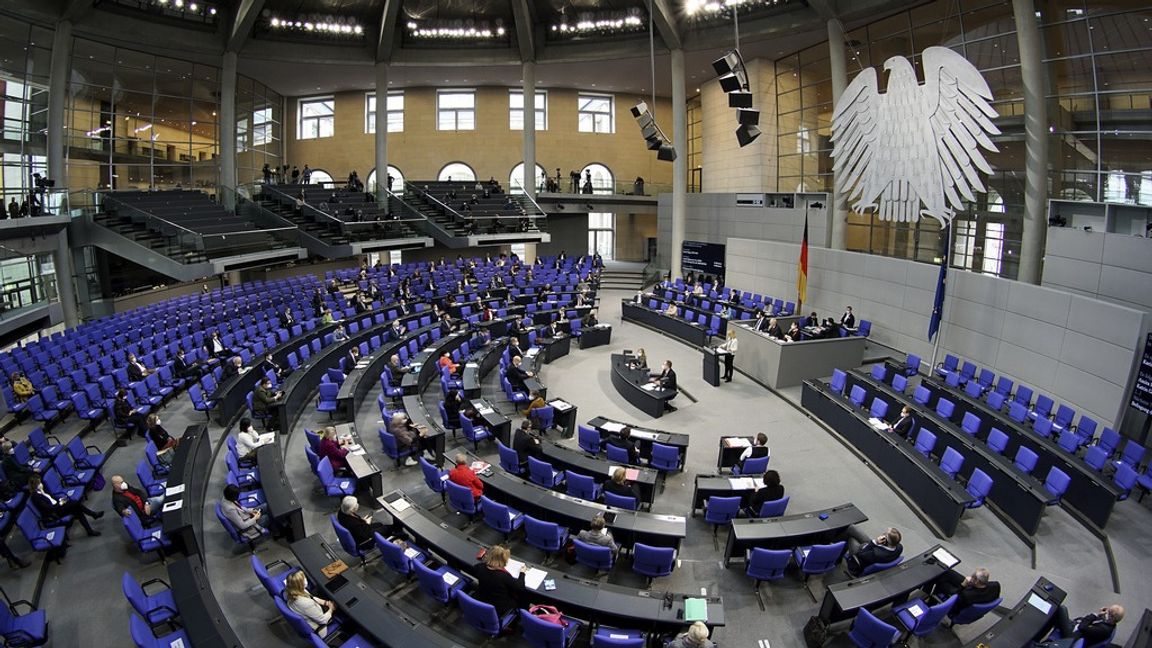 Den tyska förbundsdagen.
Foto: Michael Sohn/AP