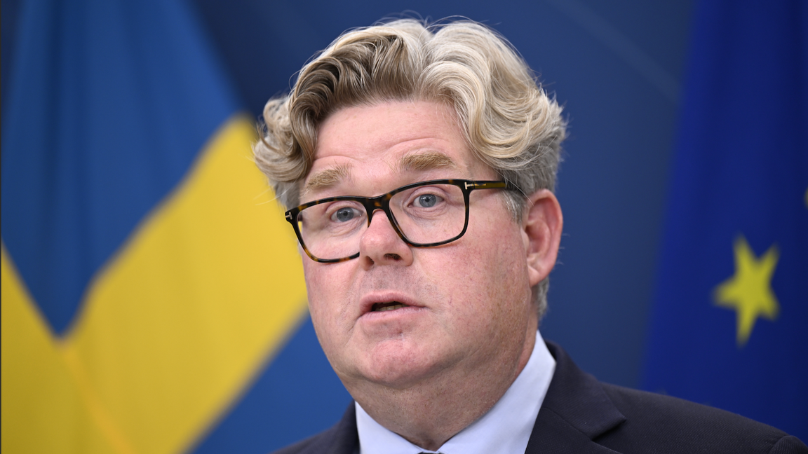 Justitieminister Gunnar Strömmer (M). Foto: Pontus Lundahl/TT