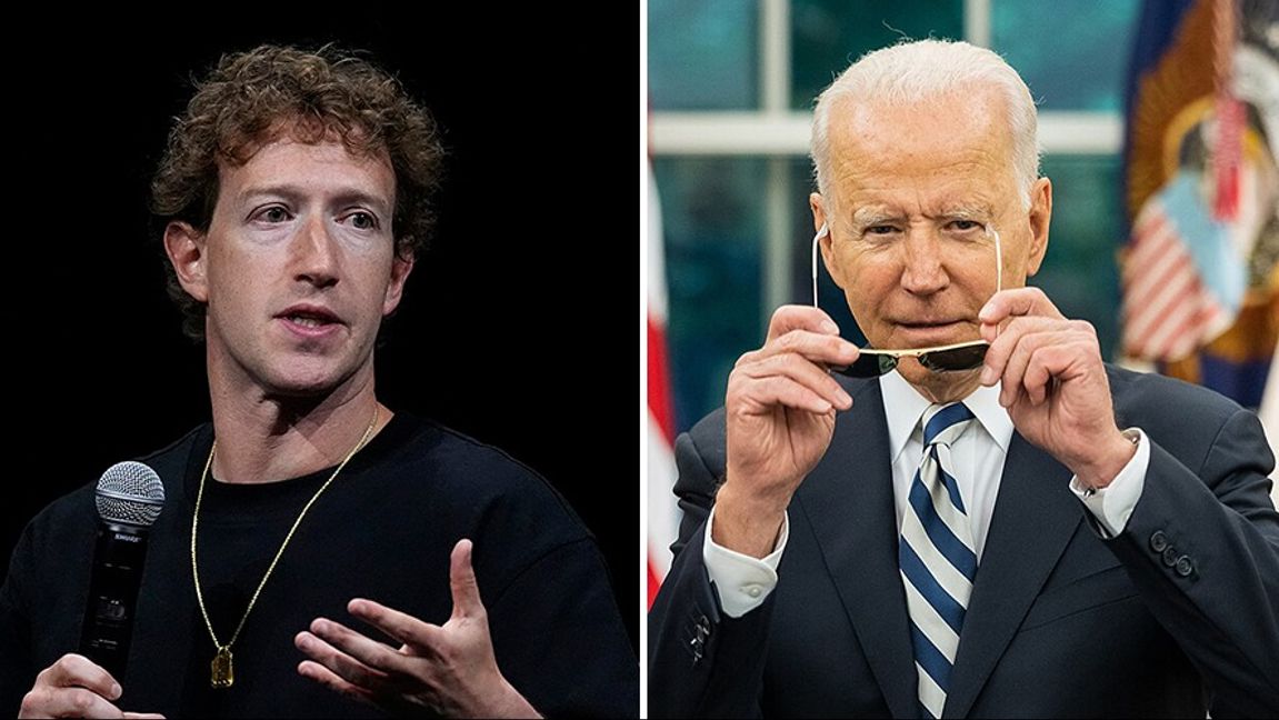 Mark Zuckerberg säger att Joe Bidens regering pressade Meta att censurera. Foto: David Zabulowski/AP/TT/Public Domain