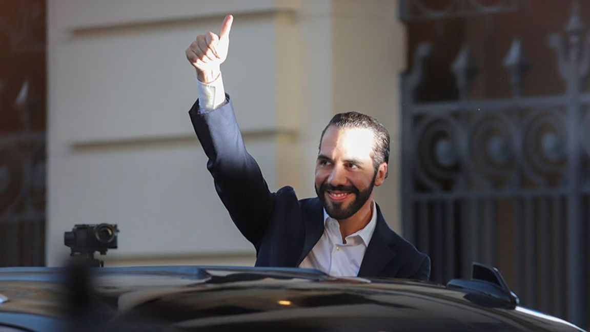 El Salvadors president Nayib Bukele. Foto: Salvador Melendez/AP/TT